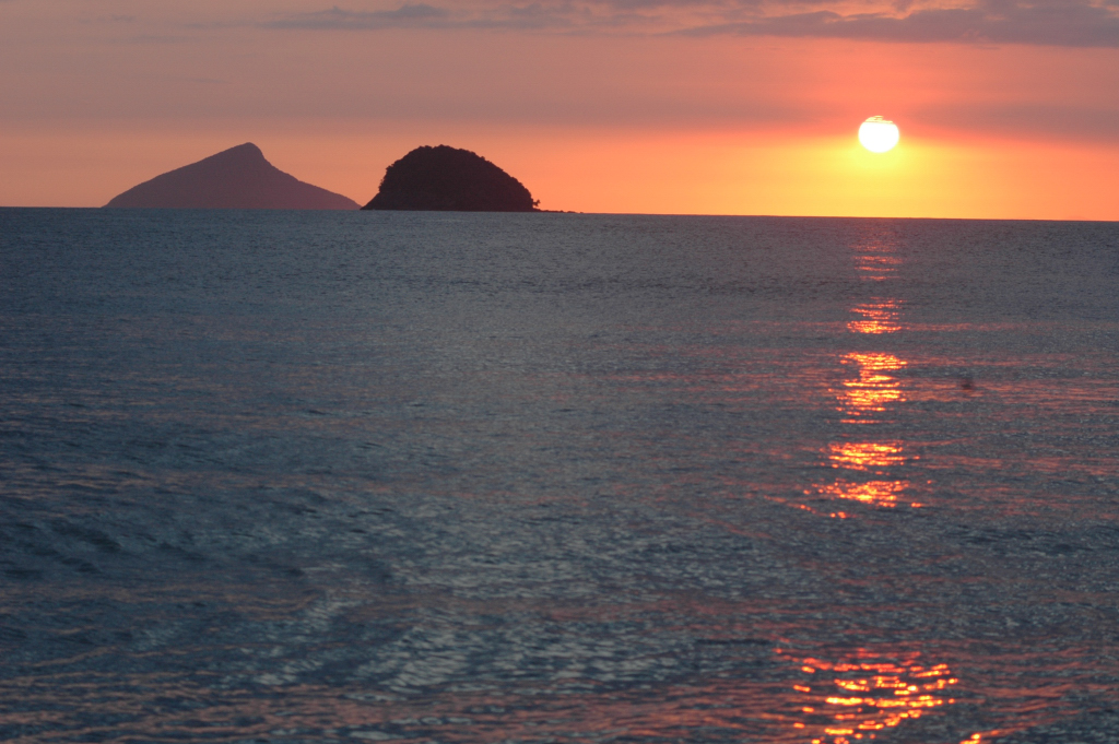 Pôr do Sol na praia de Boiçucanga