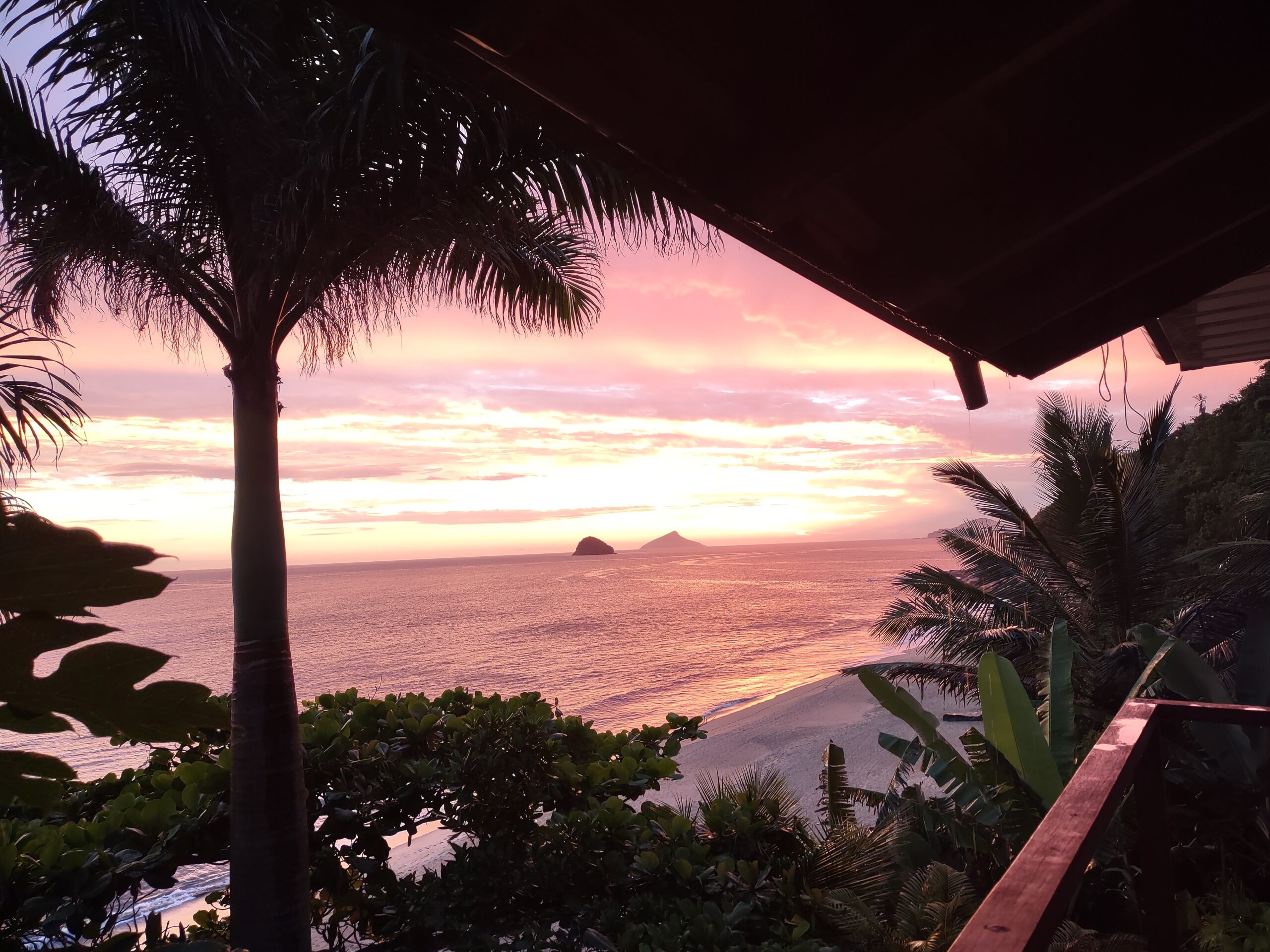 Pôr do Sol na praia de Boiçucanga