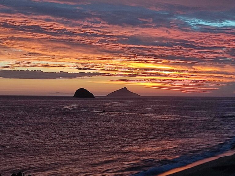 Pôr do Sol na praia de Boiçucanga