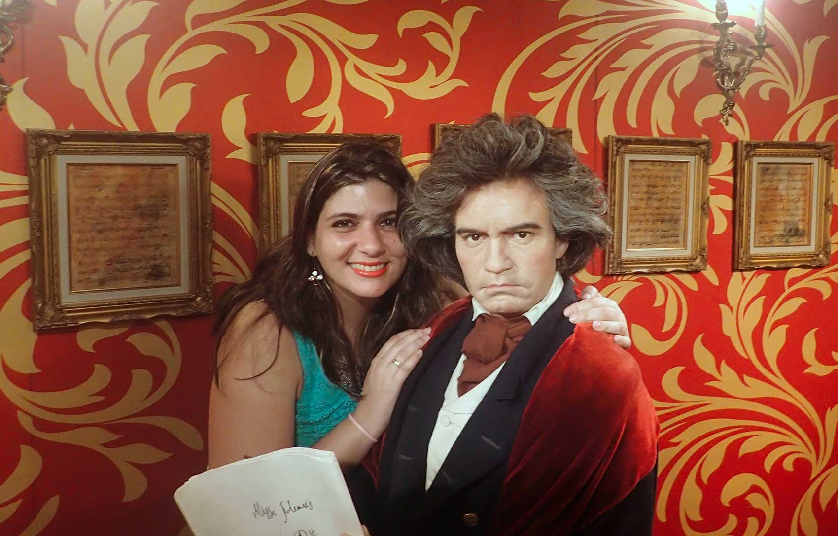 Eu e pequeno Grande mestre da música BETHOVEN